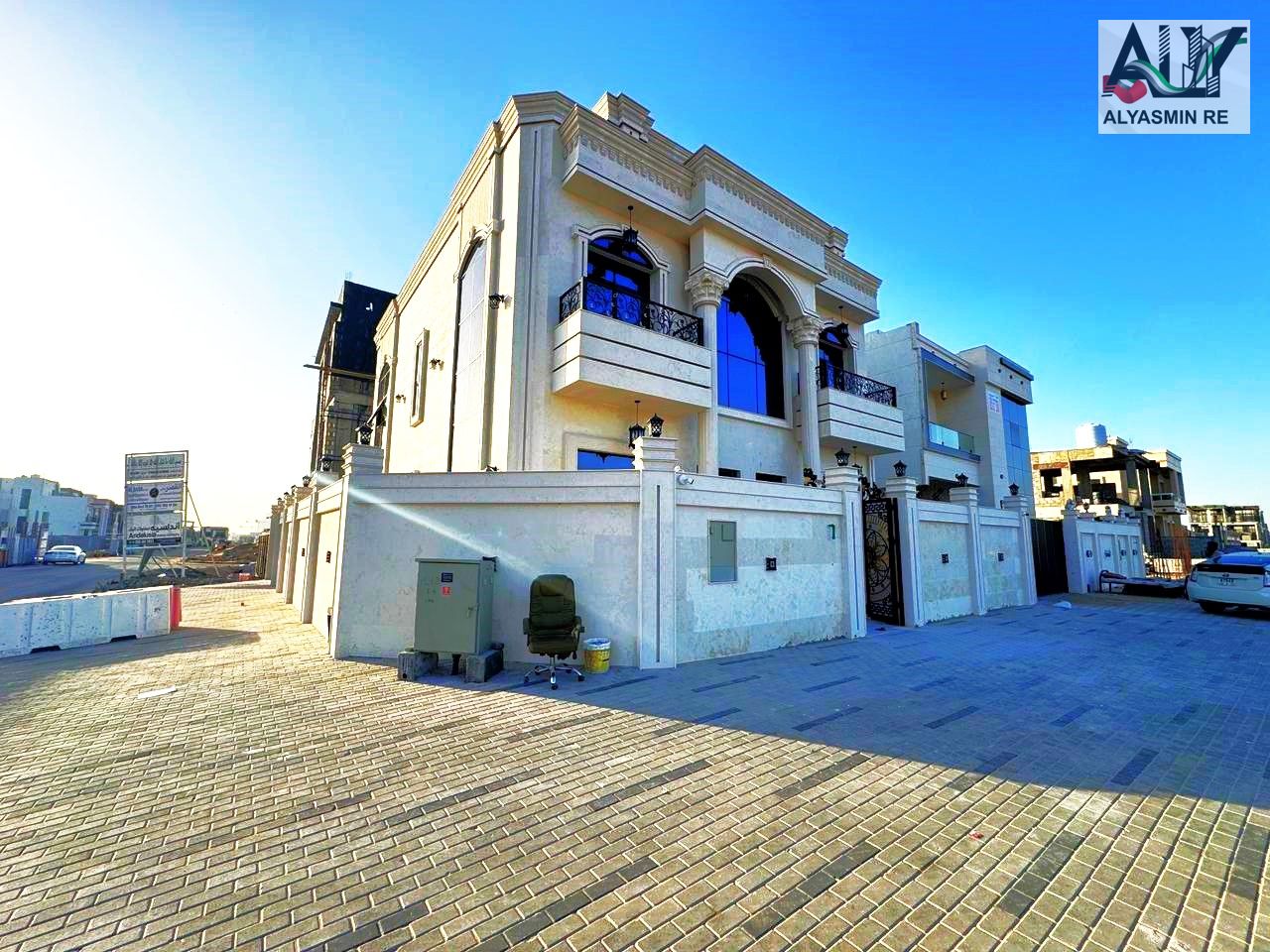 Own a villa, registration fees included, corner location on a main street and close to all services.