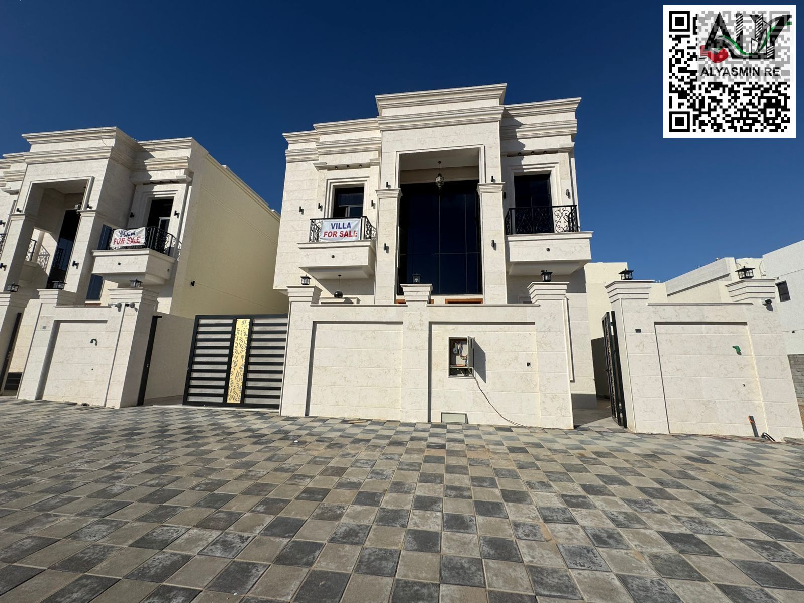 An exceptional offer on super deluxe villas in the Emirate of Ajman Al Helio Without down payment and bank financing for the longest repayment period