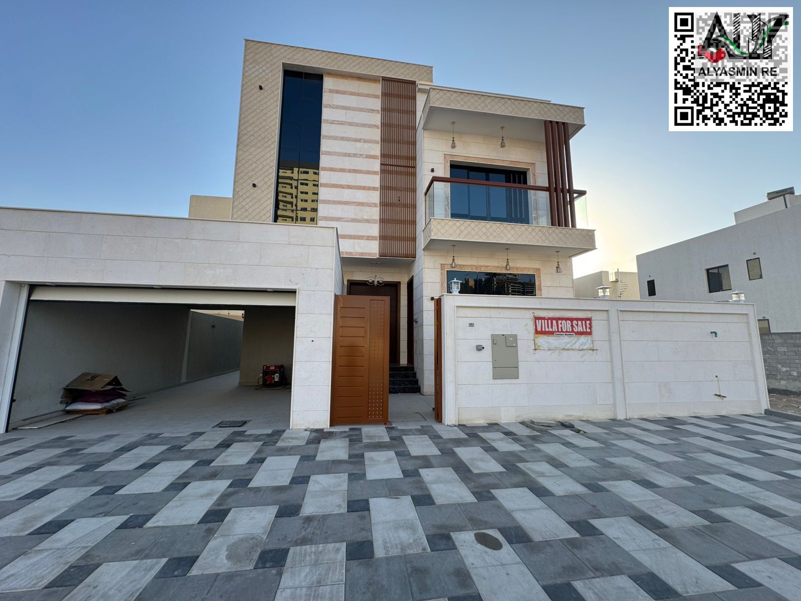Villa for sale in Al Amerah with easy payment, one of the most beautiful areas in the Emirate of Ajman, freehold for all nationalities,