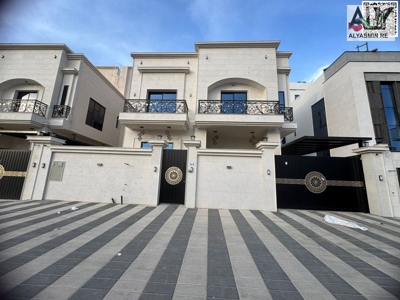An exceptional offer on super deluxe villas in the Emirate of Ajman Al Helio Without down payment and bank financing for the longest repayment period