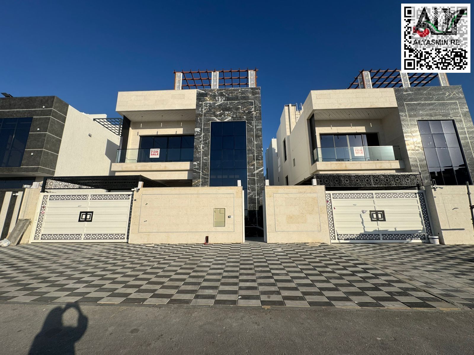 An exceptional offer on super deluxe villas in the Emirate of Ajman Al Helio Without down payment and bank financing for the longest repayment period