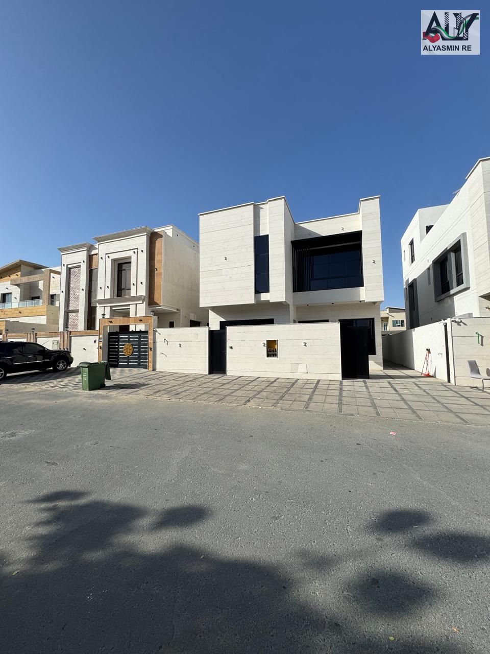 New villa in Al Yasmin, in the Al Saada project, close to the park, mosque, and Sheikh Mohammed Bin Zayed Road.