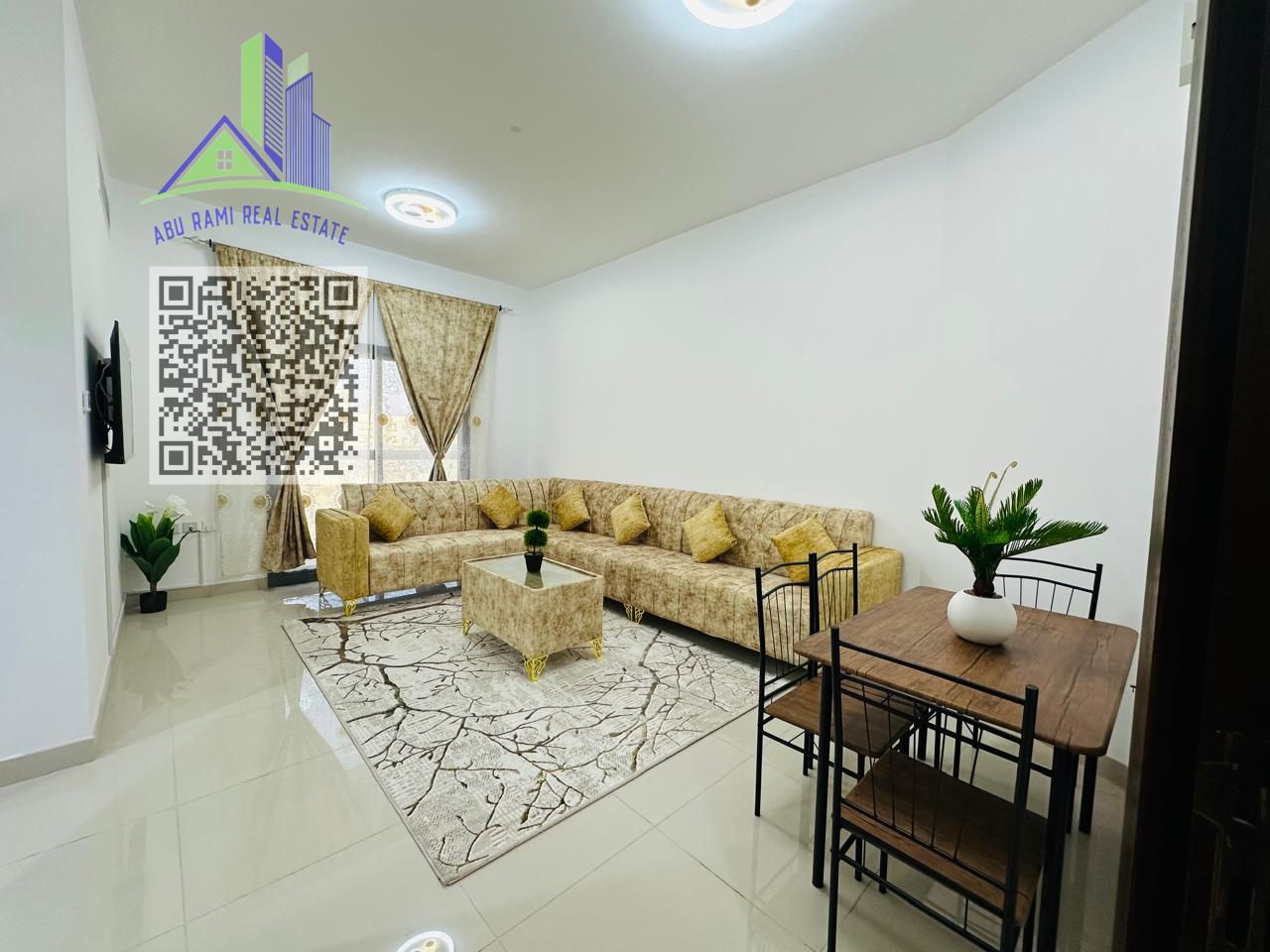 1BHK - monthly rent - all inclusive - furnished - new furniture