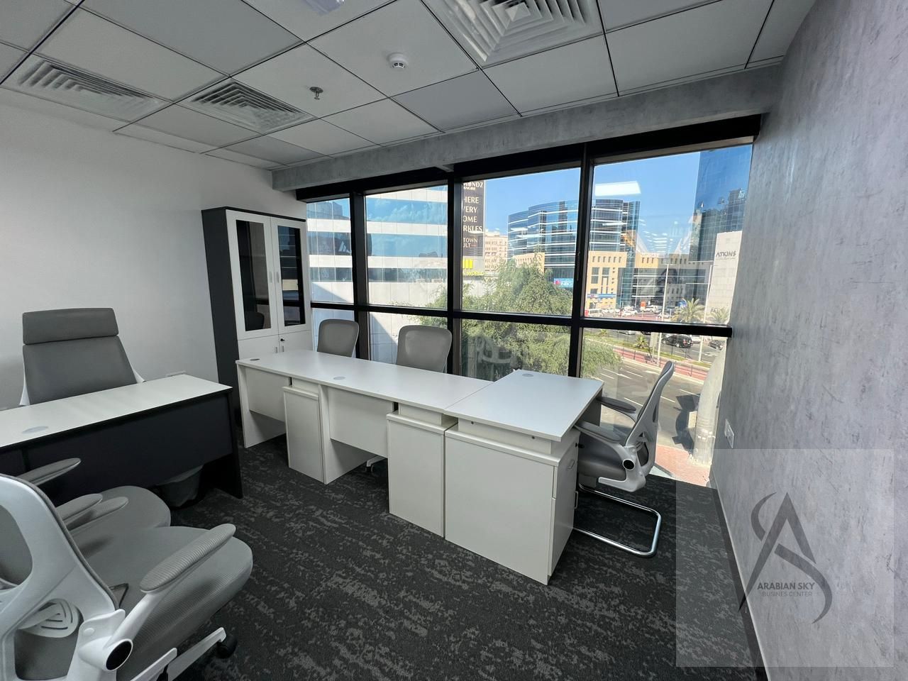 FULLY FURNISHED OFFICE STARTING 28K | BURJUMAN | CLOSE TO METRO | WITH DEWA & INTERNET