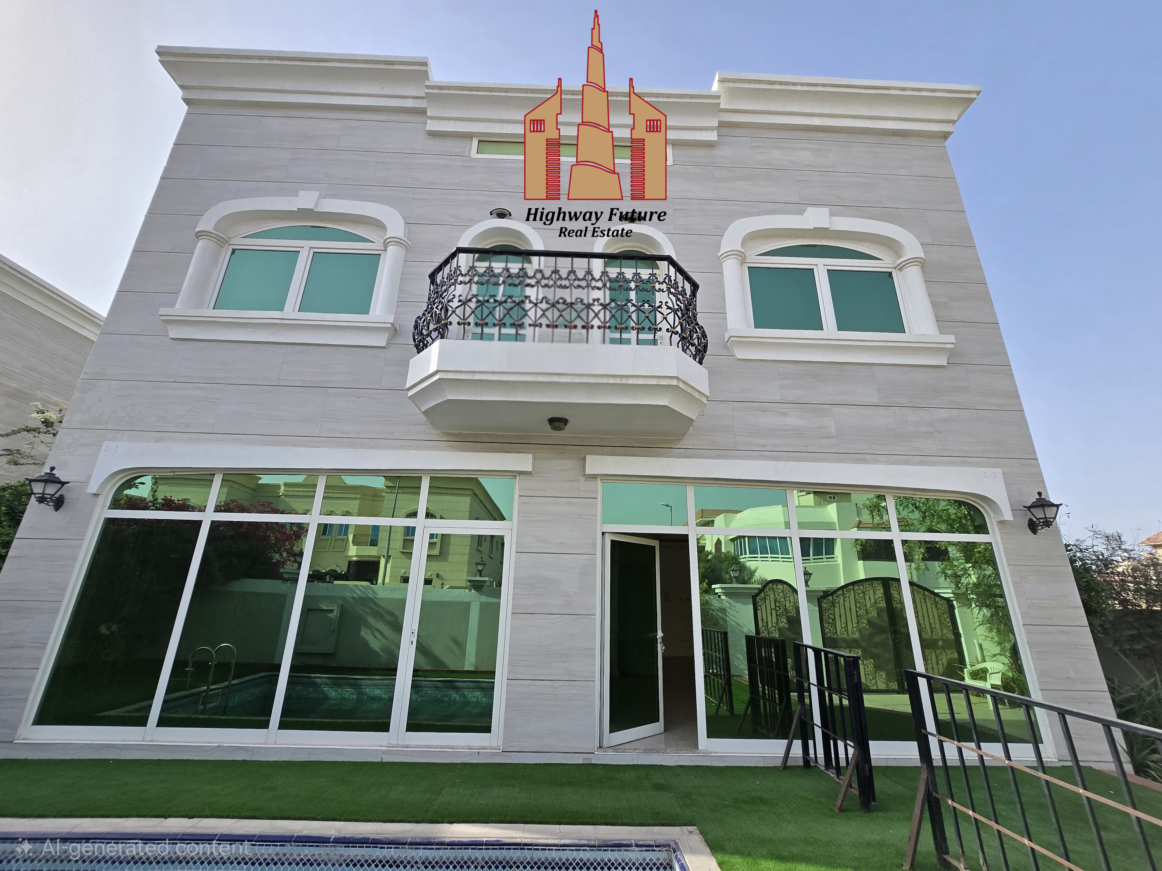 Like brand new luxury villa 4 bedroom, All master room, Balcony, Private pool, Green Garden, Parking, 2 big Hall, maid room, central AC, Rent 195k