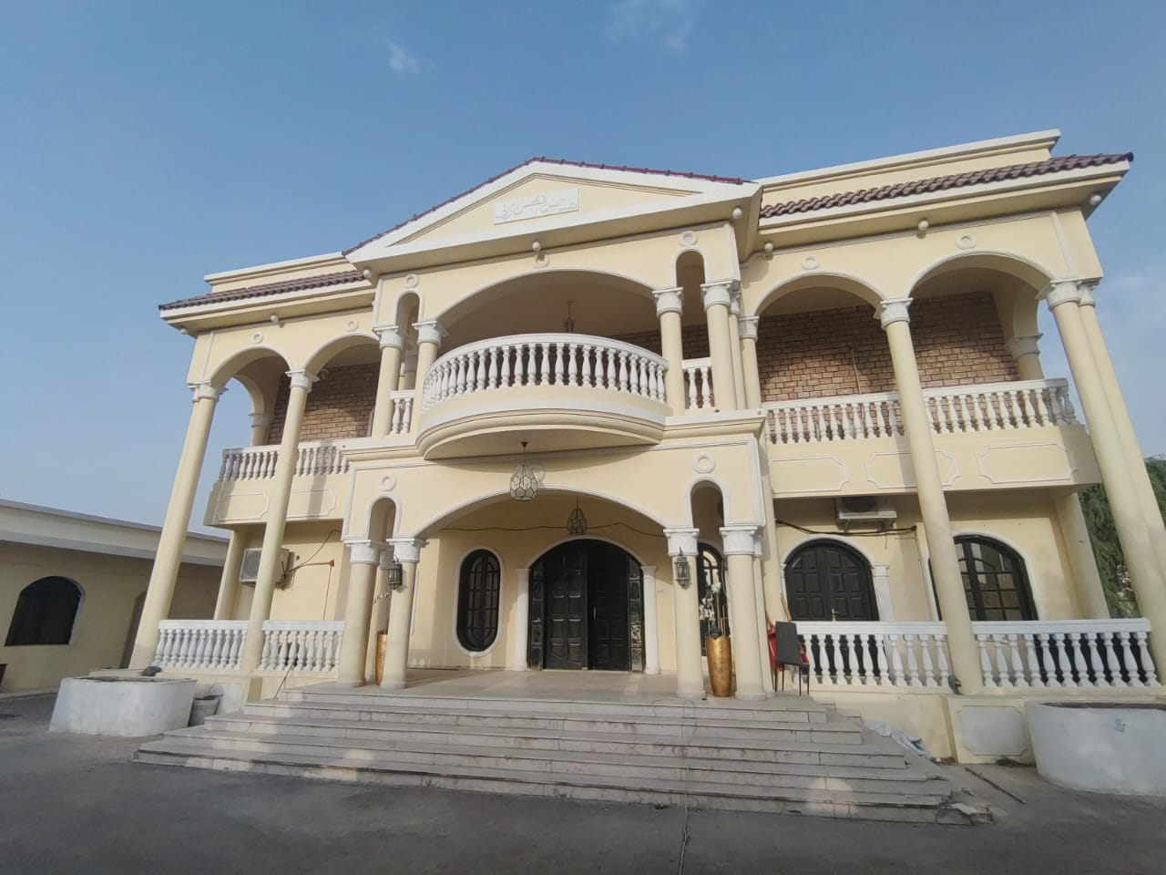 IN MIRDIF BIG SIZE INDEPENDENT VILLA (15000 SQFT) 5 BEDROOMS with 3 HALL with MAID ROOM VILLA available for Rent NO FLIGHT PATH