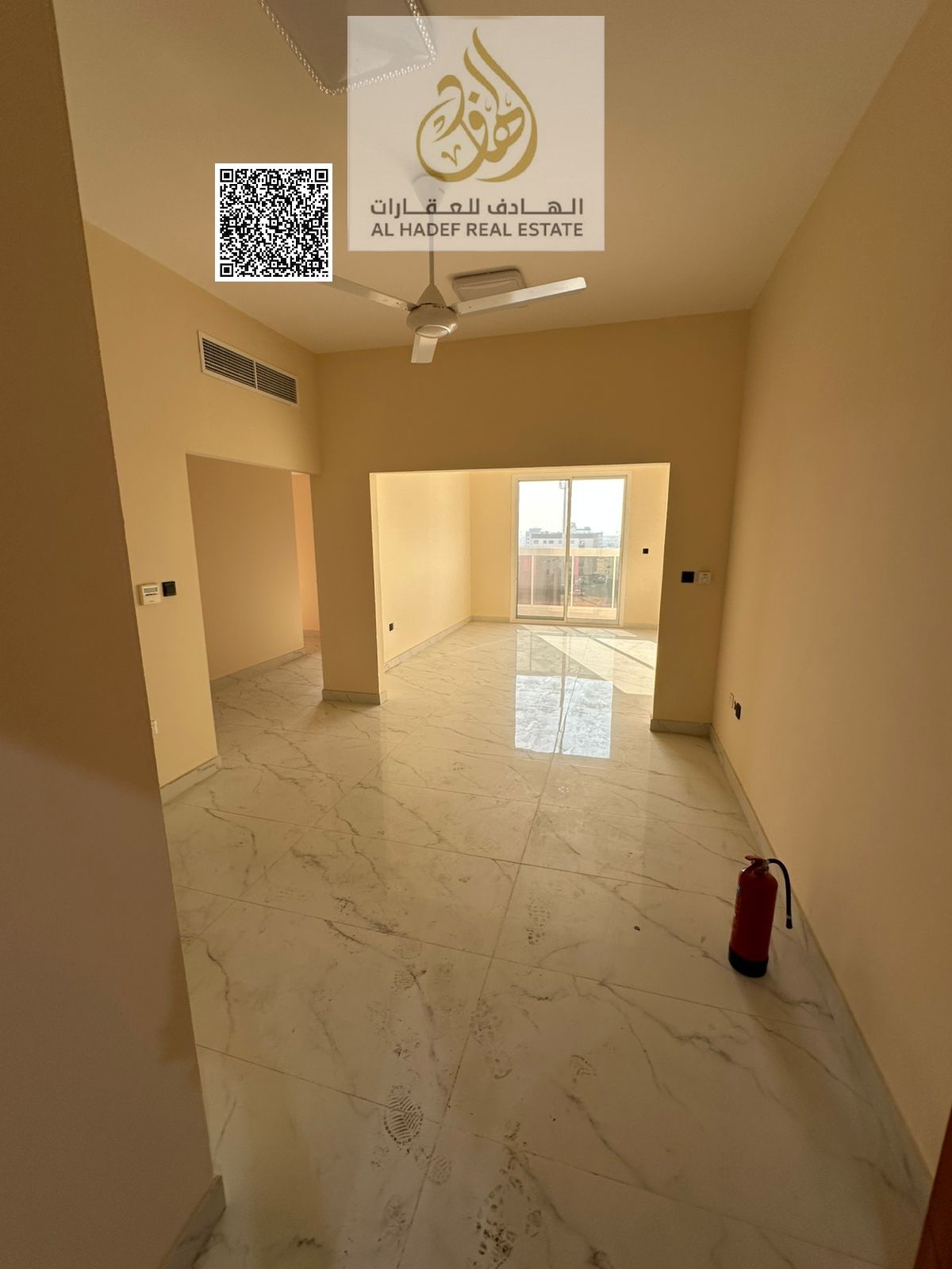 Two-bedroom apartment with a living room and majlis (formal sitting room) for annual rent, second tenant, Al-Jarf 3