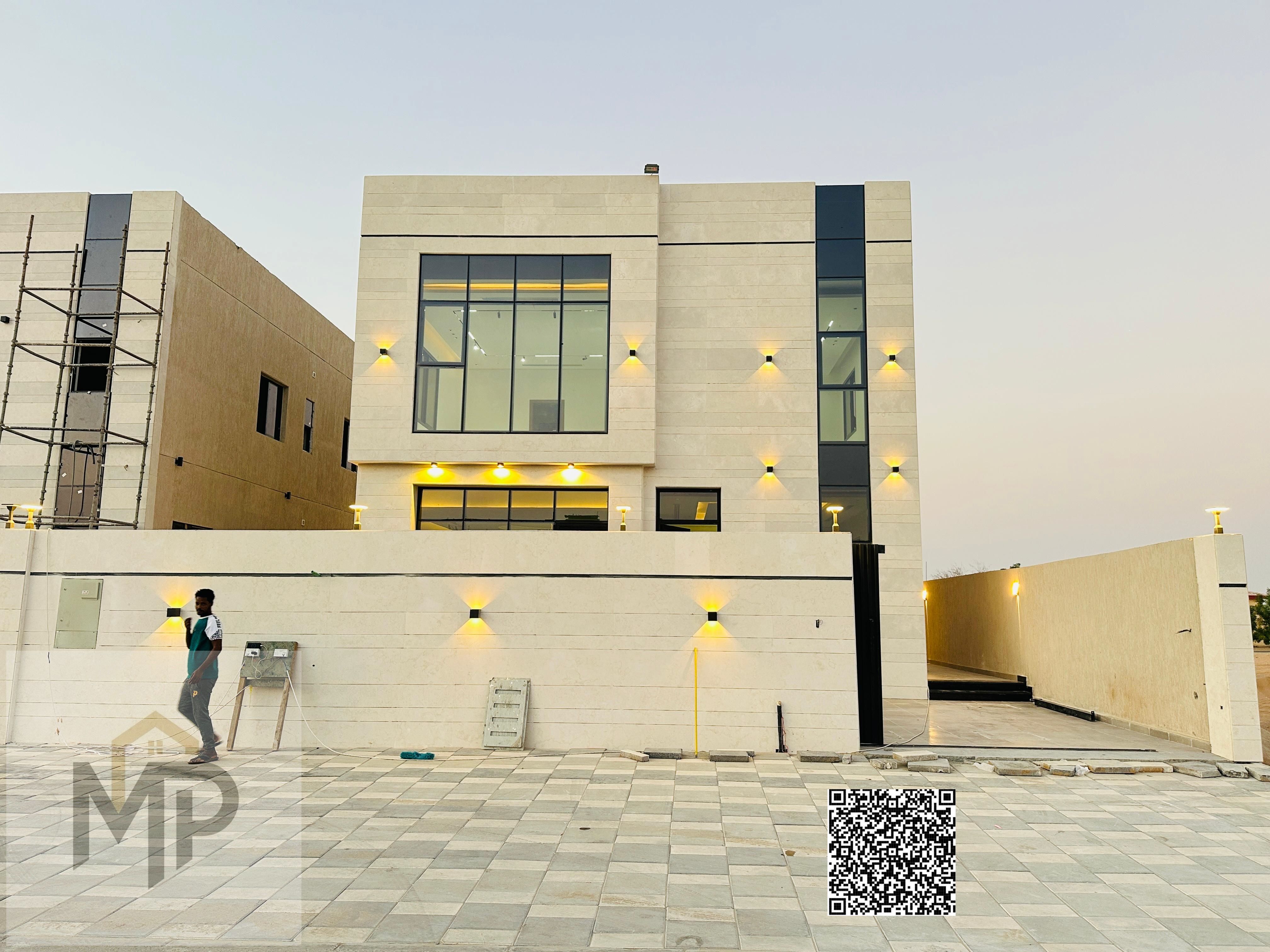Villa with all registration and ownership fees included, ready to move in, in one of the most prestigious areas in Ajman, freehold.