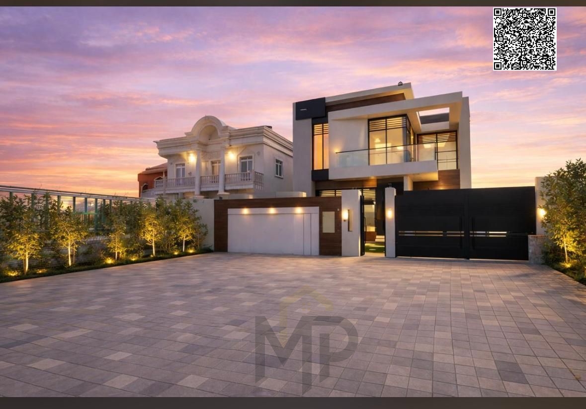 Villa for sale in Ajman at a bargain price, including electricity, water, and air conditioning. Excellent location. Freehold ownership for life for al
