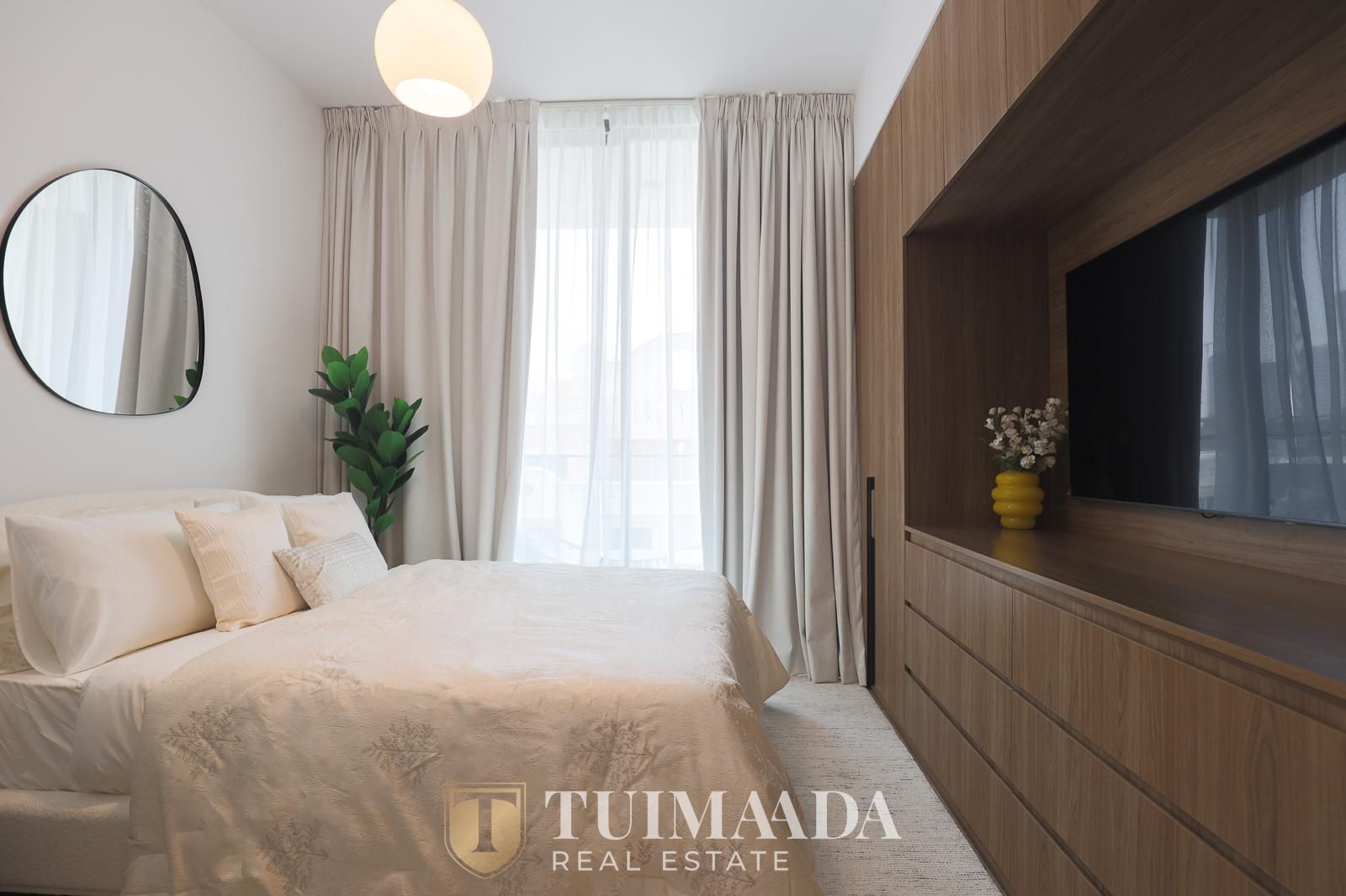 Furnished Studio | Balcony | Pool & City Views | Hamilton House JVC