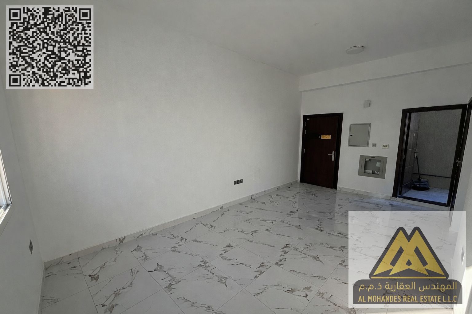 New apartment, second occupant | The apartment has a private rooftop | Master bedroom | Prime location near Delta Centre and Sheikh Ammar Street