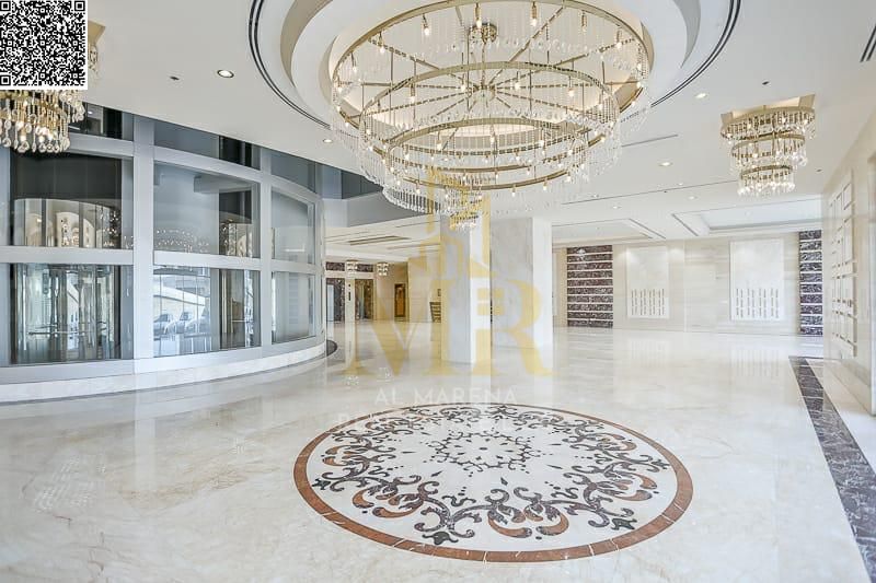 Two-bedroom apartment for sale in Concor Tower, measuring 1327 sq ft, fully furnished with a private parking space. Elegantly designed and in a prime
