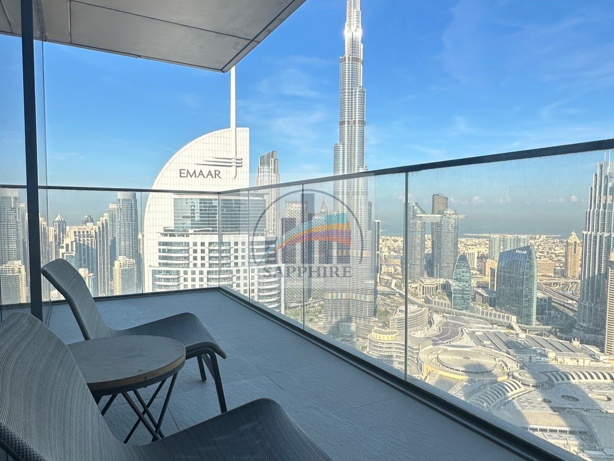 Burj Facing 3BR+ Maid BLVD Point Highest Floor