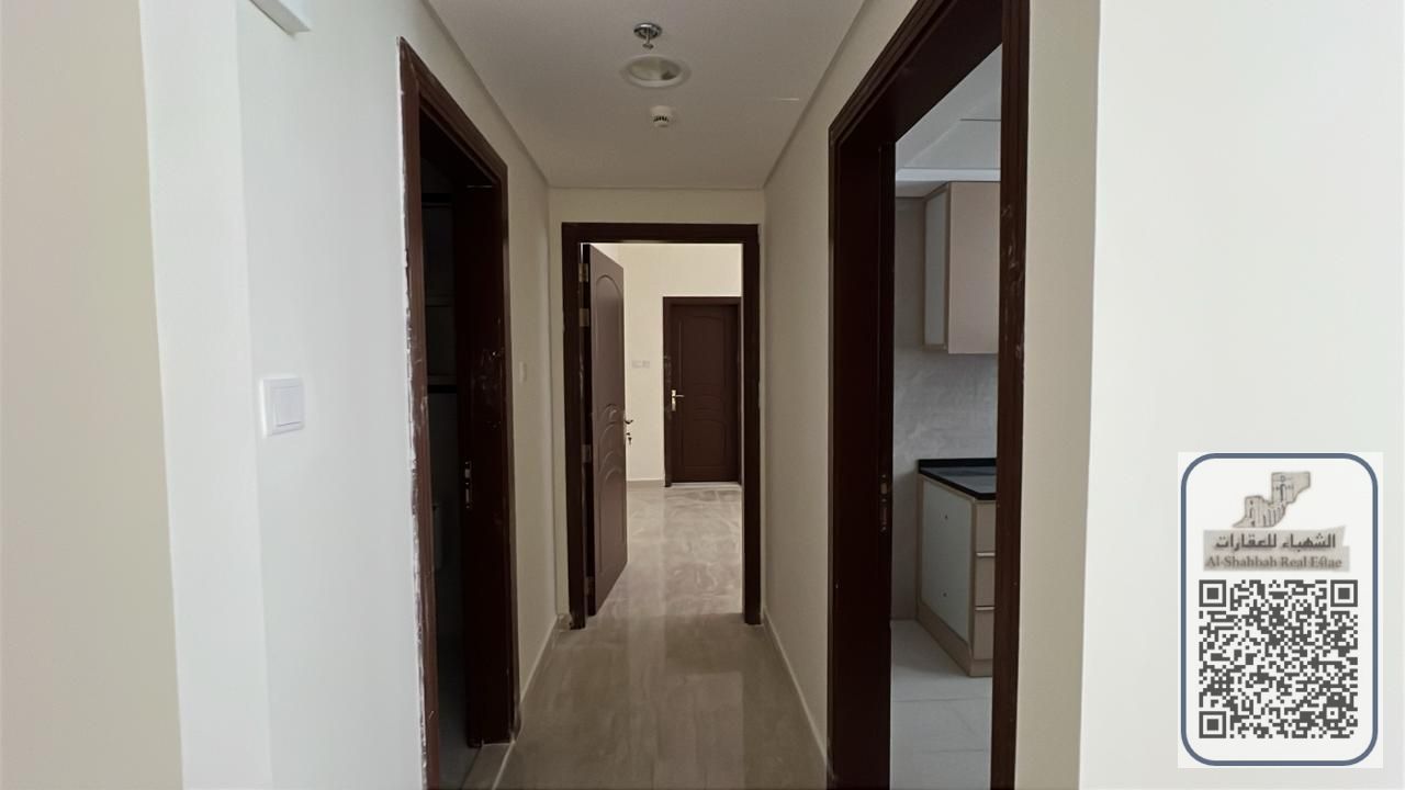 Annual Rental Advertisement Brand new 1-bedroom apartment with living hall for annual rent in Al Jurf 3 – Ajman, located in a prime area close to ess
