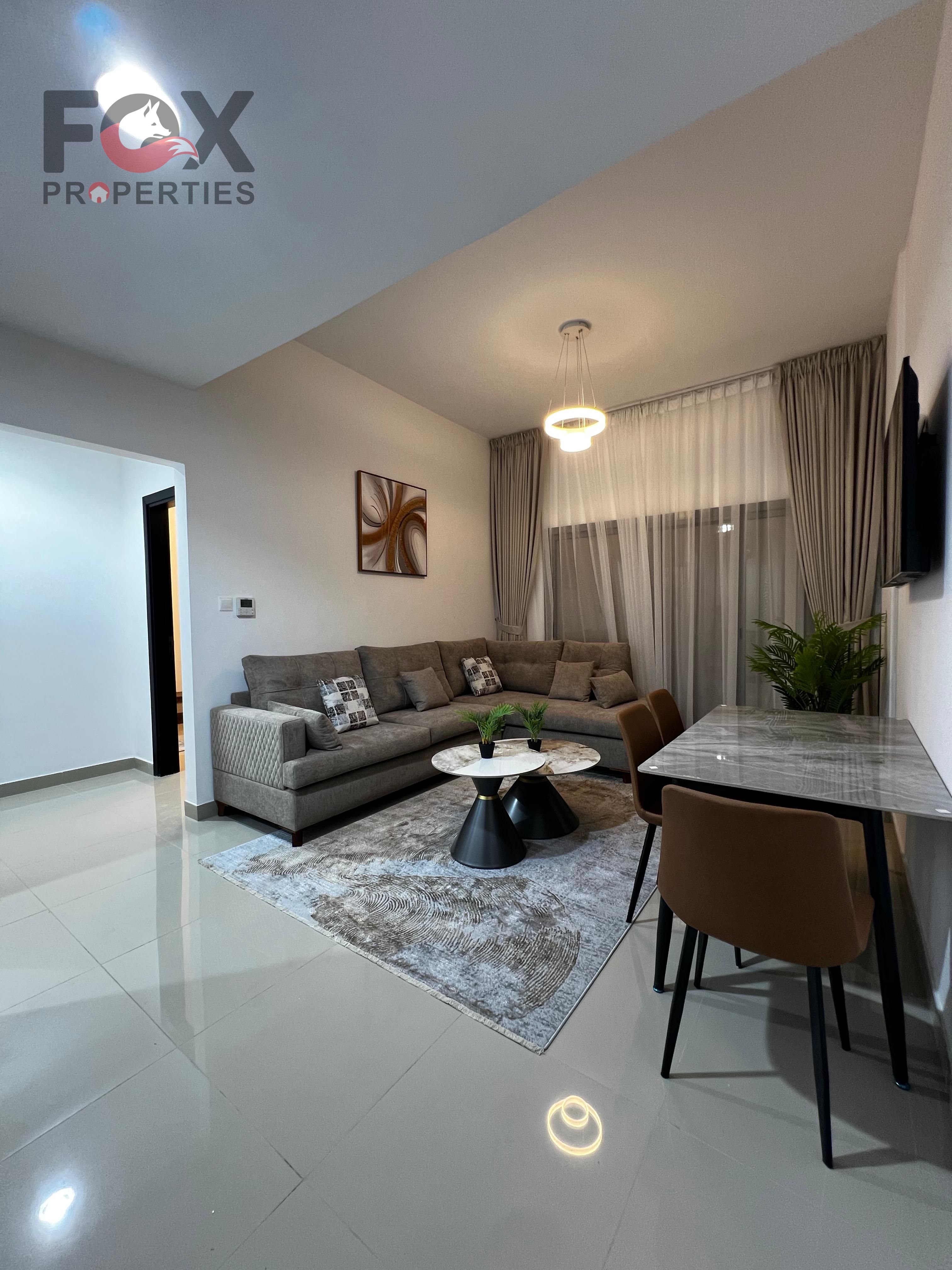 Furnished apartments for monthly rent in Al-Nuaimiya 1 - Kuwait Street. One bedroom, living room, two bathrooms, modern furniture and high-end finishi