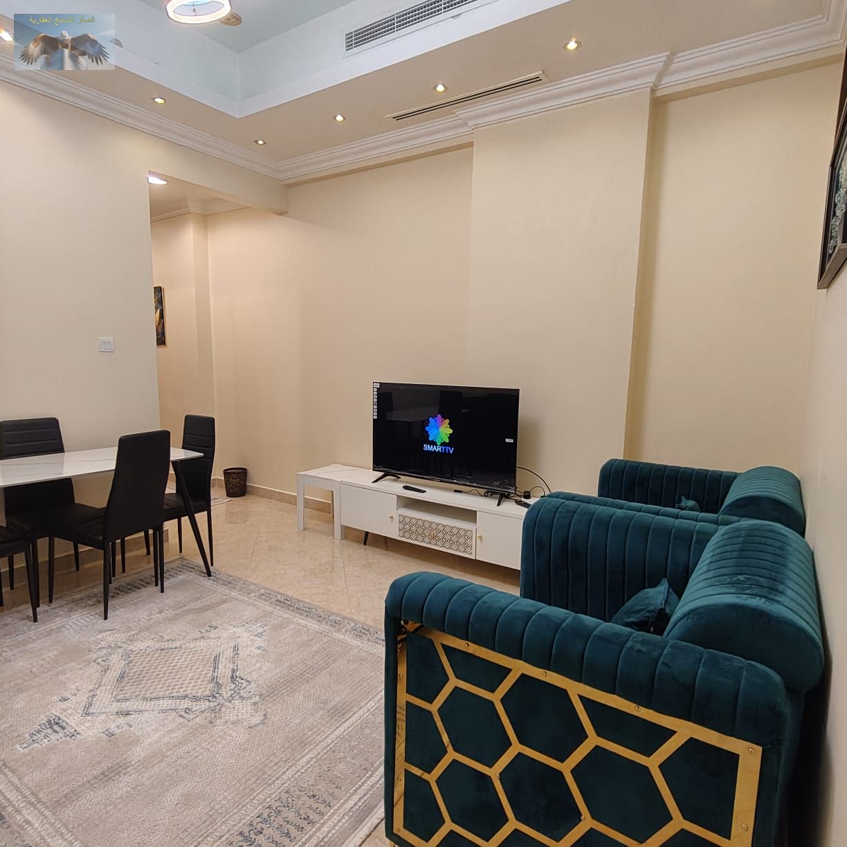 Beautiful furnished one-bedroom apartment in Ajman for monthly rent, prime location with great features