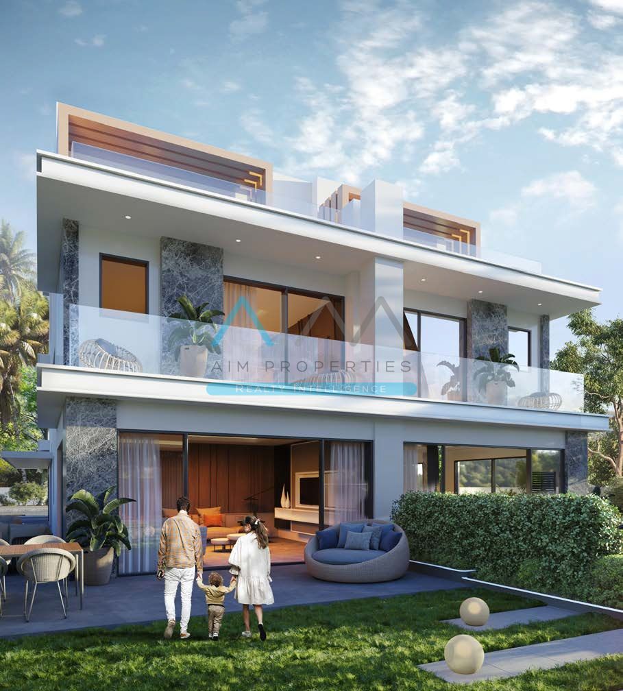 Twin Villa 5BR | New Cluster Lagoon Views | Garden & Pool Views