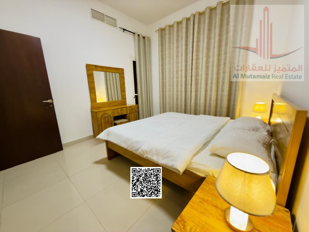 Furnished 1 Bedroom Apartment for Monthly Rent in Al Nuaimiya 1 Ajman Behind Thumbay Hospital Easy Access to Dubai & Sharjah Exits Balcony Central AC