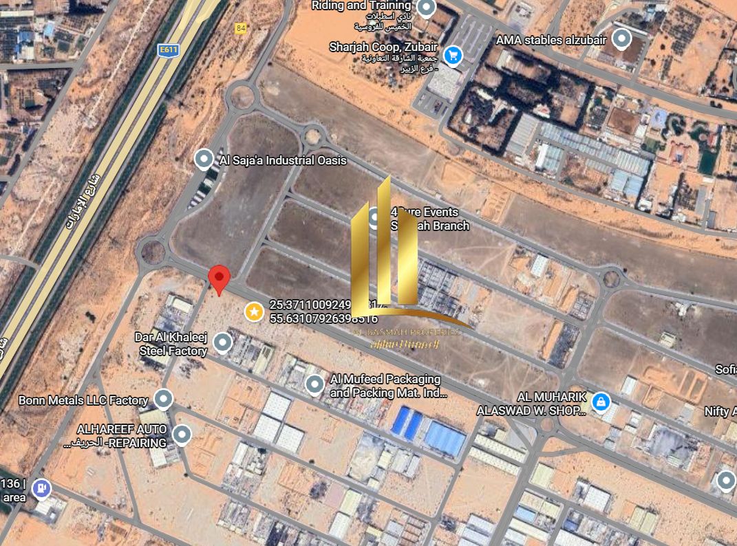 Prime Location Corner Industrial Land Al Sajaa Industrial Area, Sharjah Near Oasis Industrial Sharjah