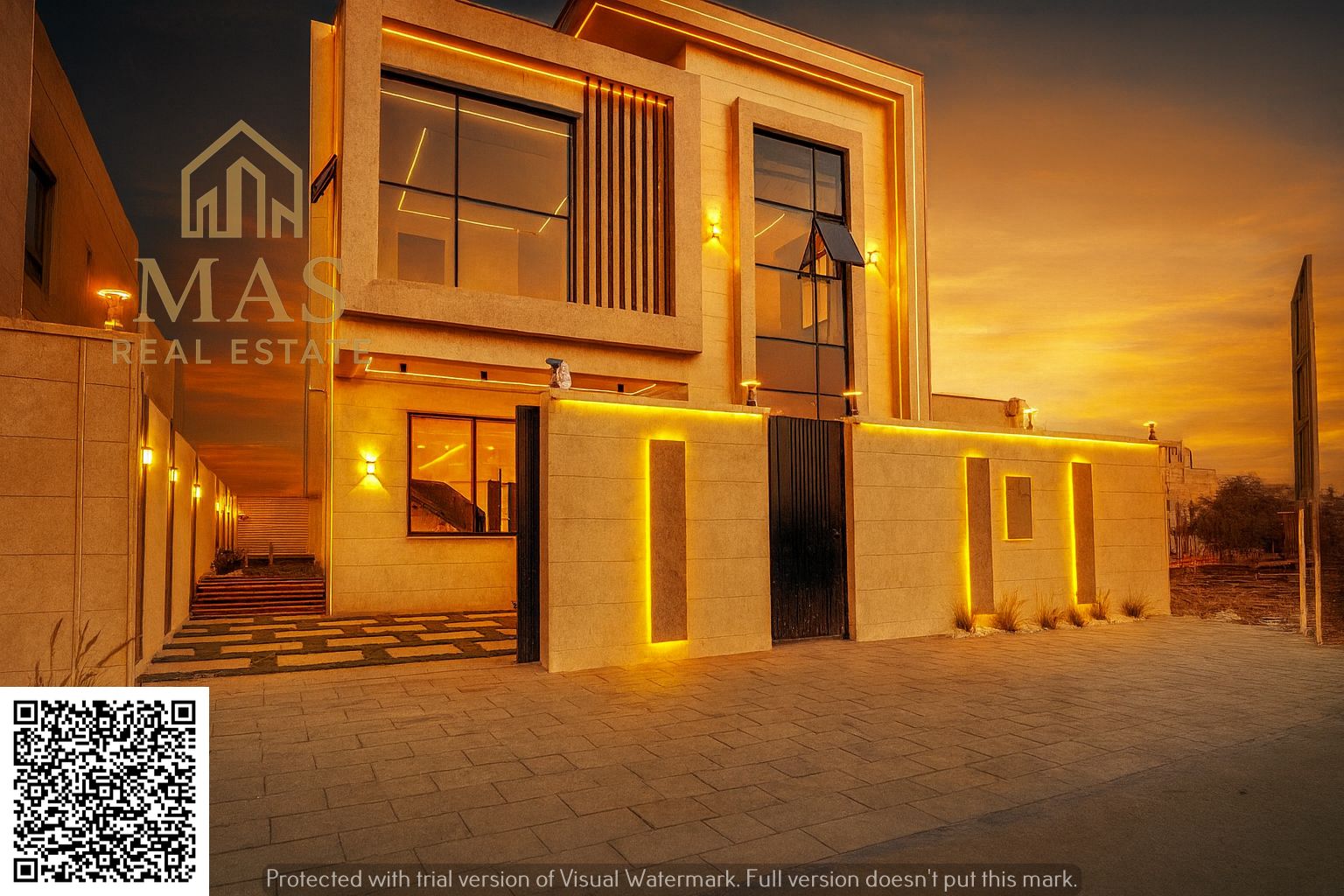 Modern Luxury Villa for Sale in Al Zahya | Private Pool & Rooftop | Facing Park