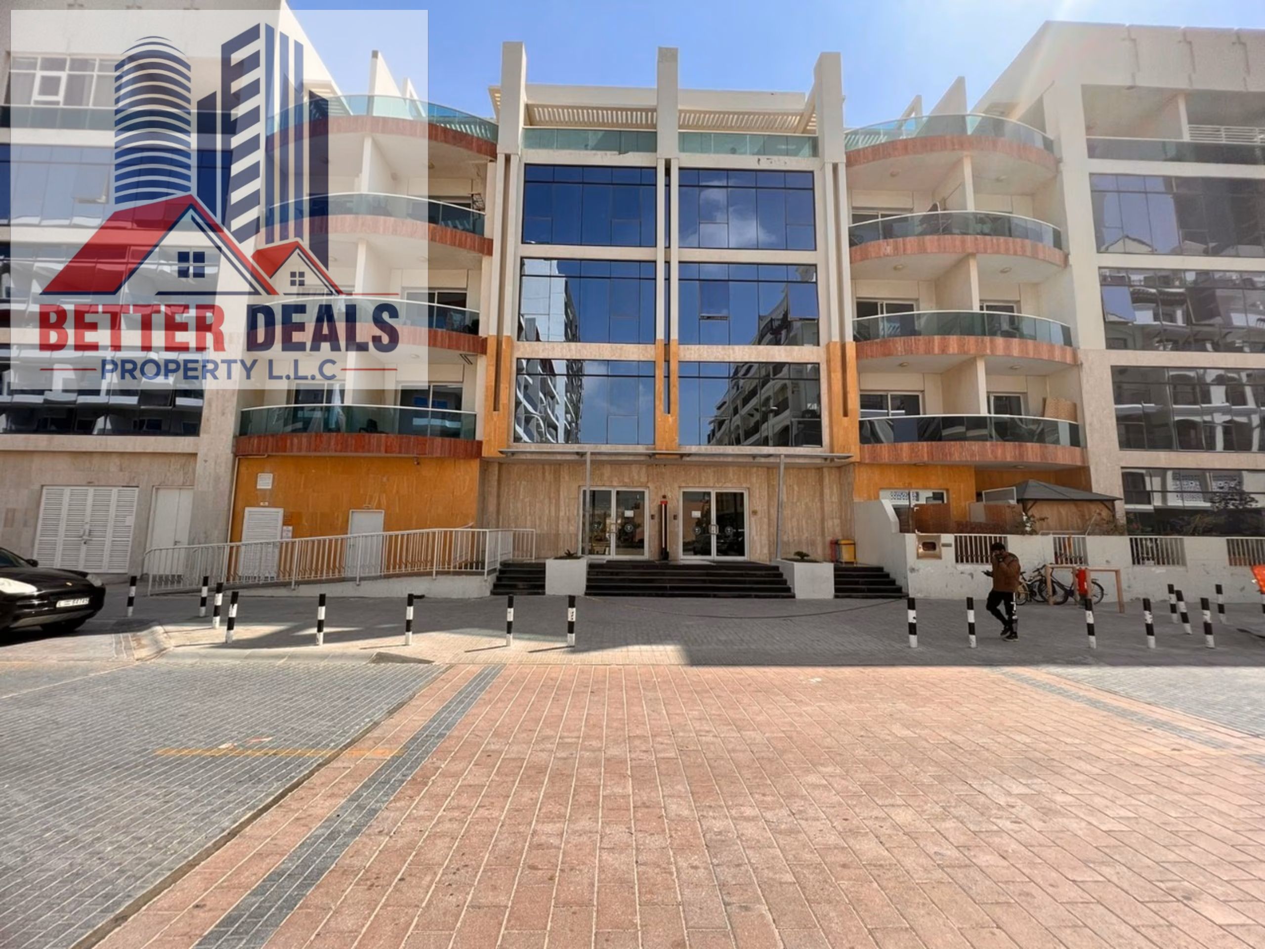 With Balcony Studio Apartment For rent in Kensington Manor JVC Dubai