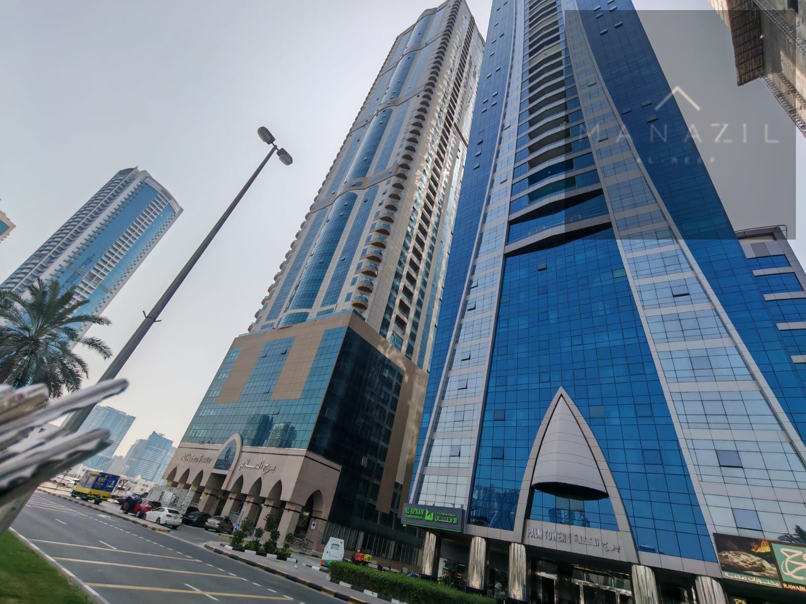One-bedroom apartment with sea view overlooking Al Mamzar Beach
