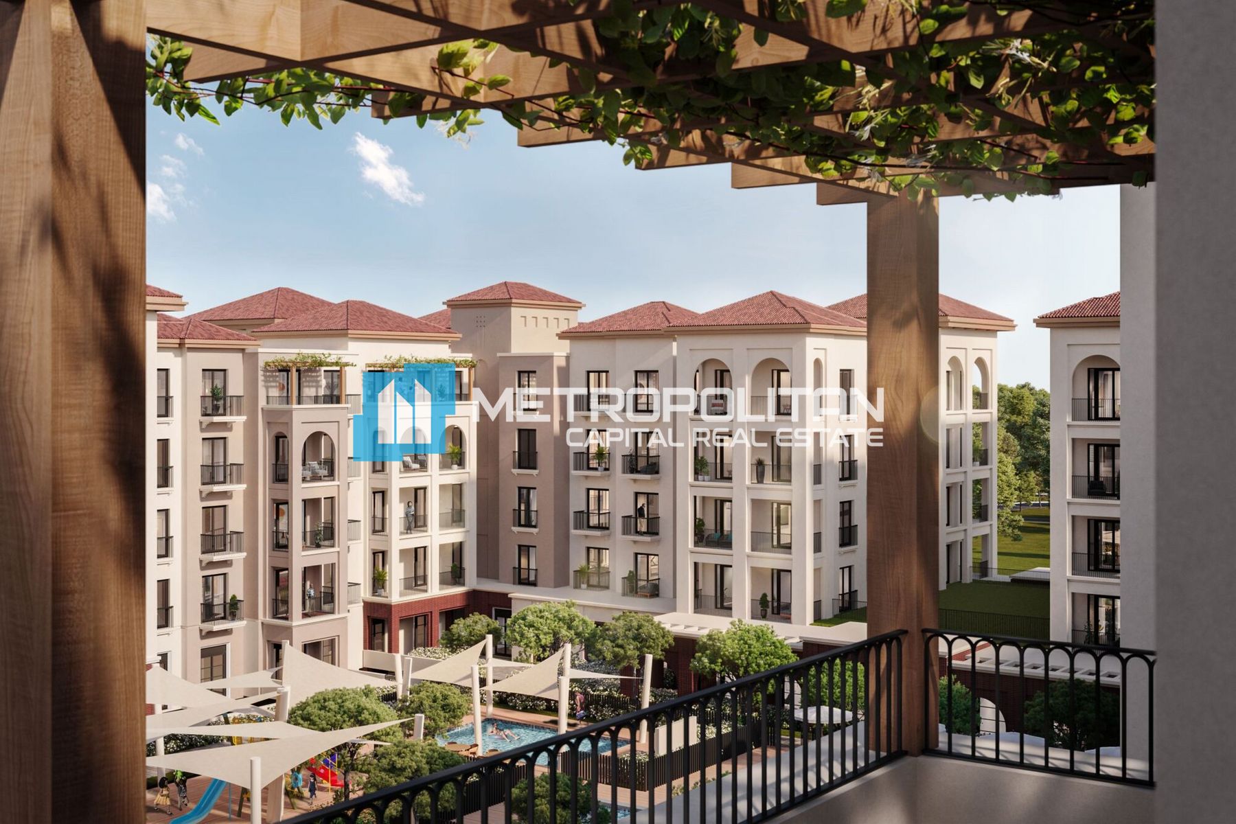 1BR with 2 Balconies | Granada | Full Facilities