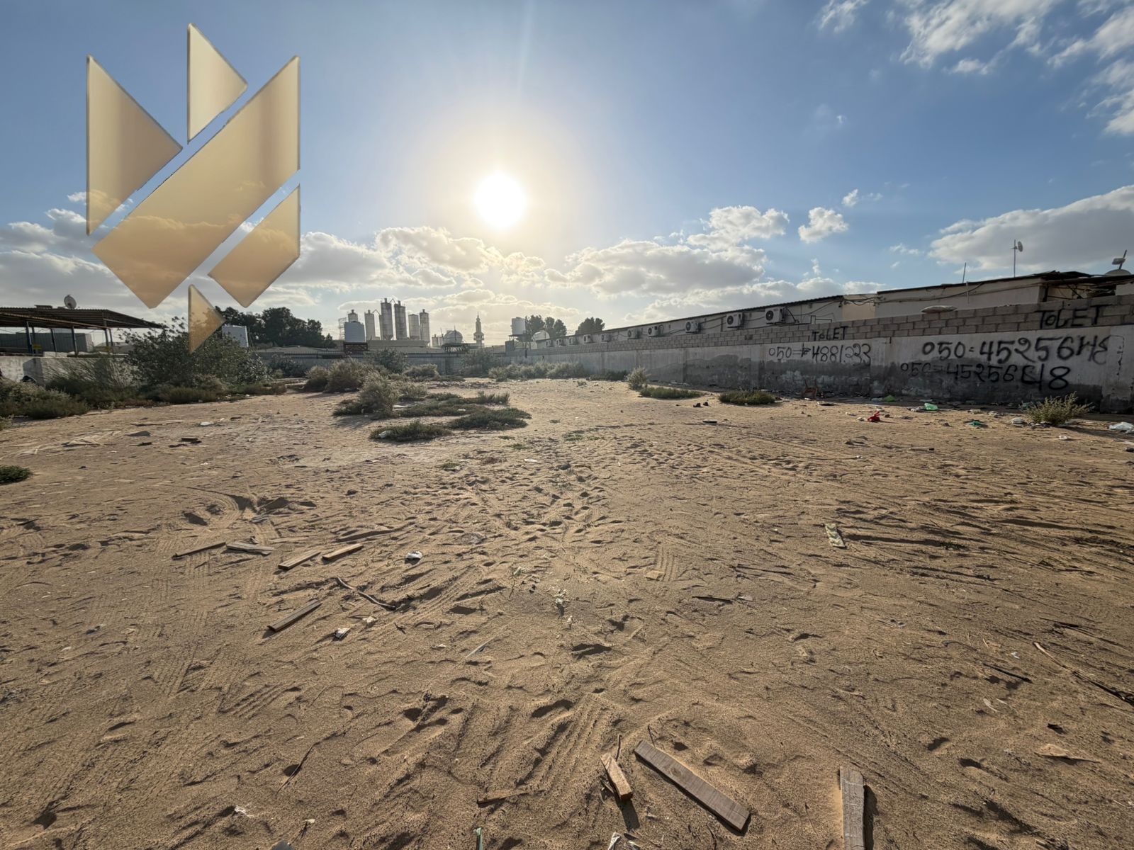 Prime Investment Land for Rent in Industrial Area 17 | 20,000 Sq. Ft. | Main Road Frontage | AED 300,000 | Long-Term Opportunity