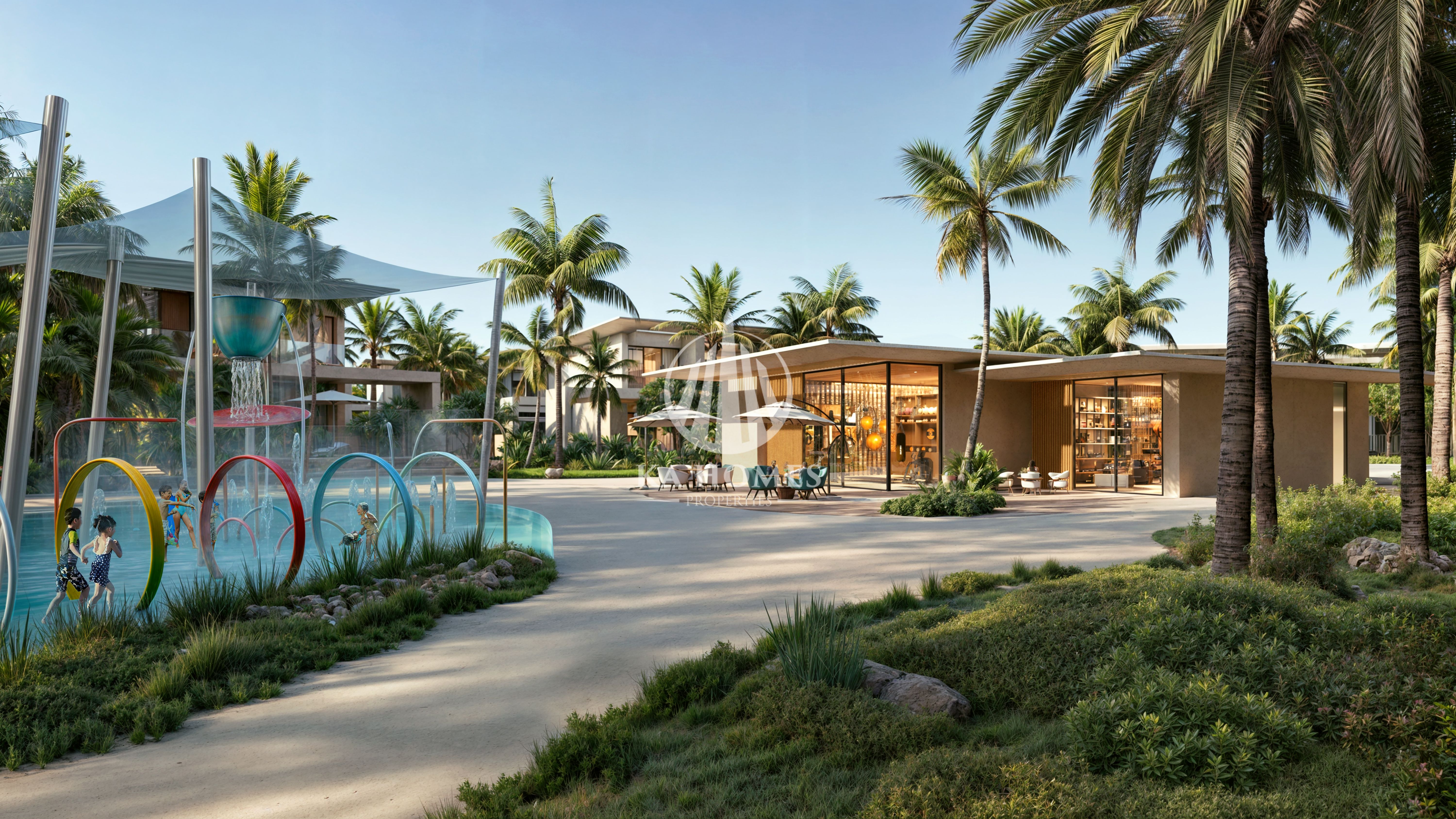 Villa on a natural island within a residential complex directly on the sea, at the lowest price per square foot in Sharjah. . . Prime location
