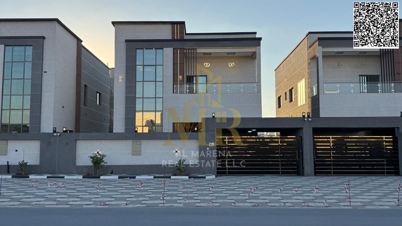 A villa with an all-inclusive price on the main street, ready to move in, in the most prestigious areas of Ajman. Freehold ownership for all nationali