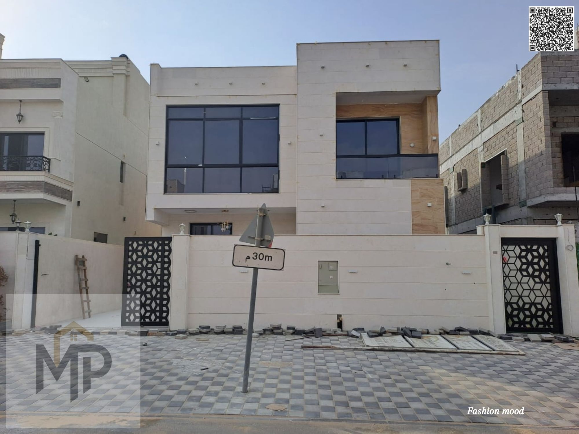 Villa for sale at ajman| al amerah area| 5 master rooms, majlis, hall, swimming pool| freehold | the price including registration fees.