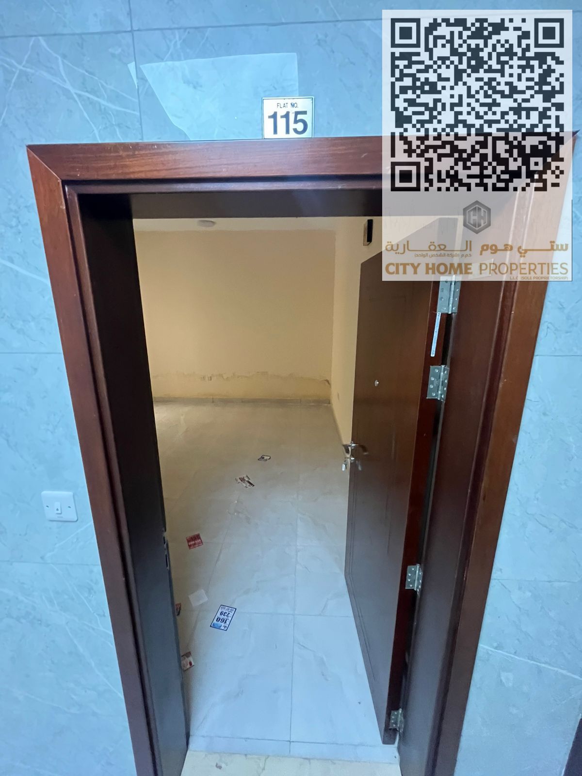 AED 20,000 Yearly – Brand New Studio for Rent in Liwara 2 – Next to Abu Dhabi Commercial Bank