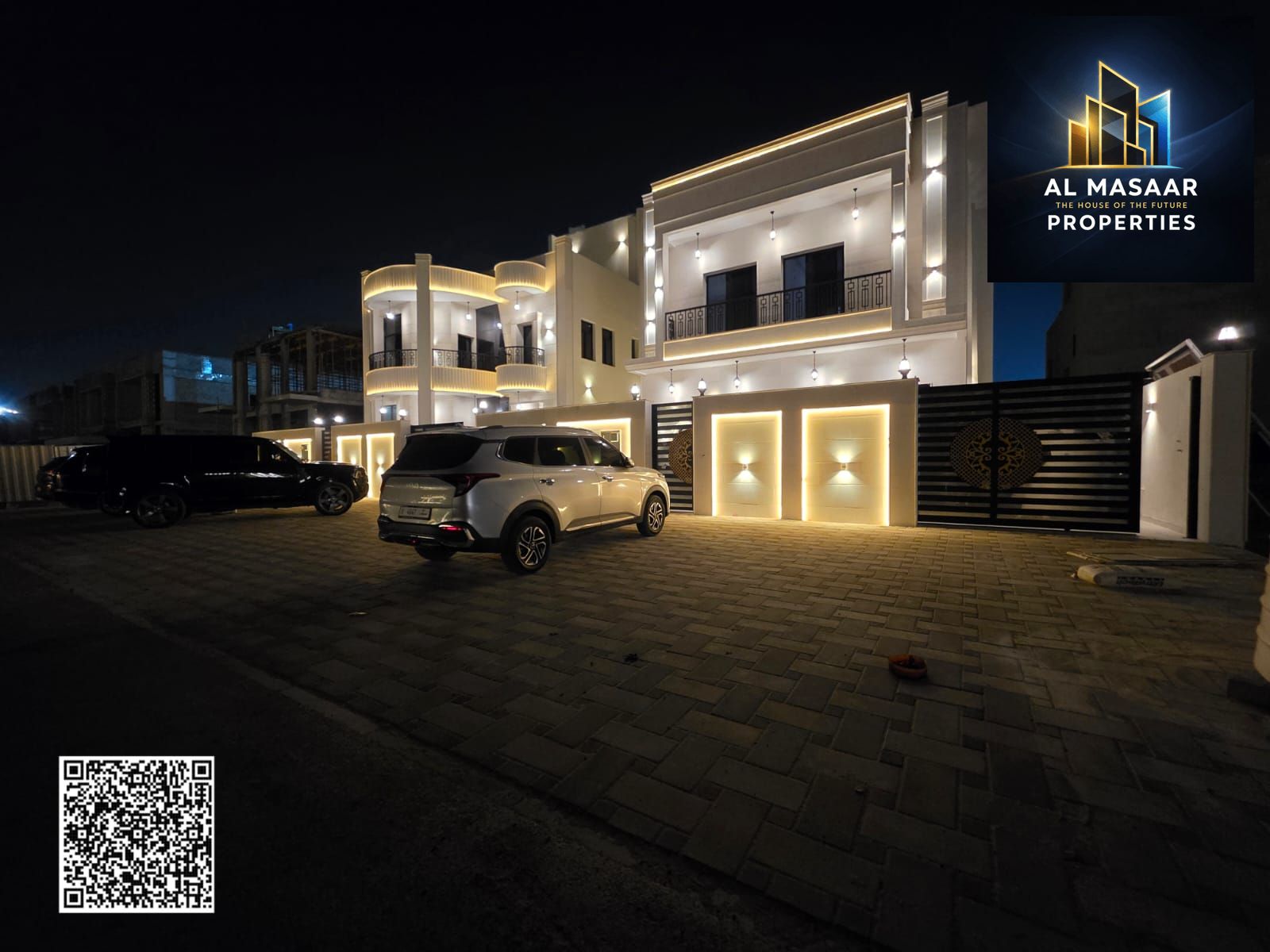 Luxury 5-bedroom villa + roof for sale in Al Helio – Ajman | Registration fees included | High-end finishing and spacious areas