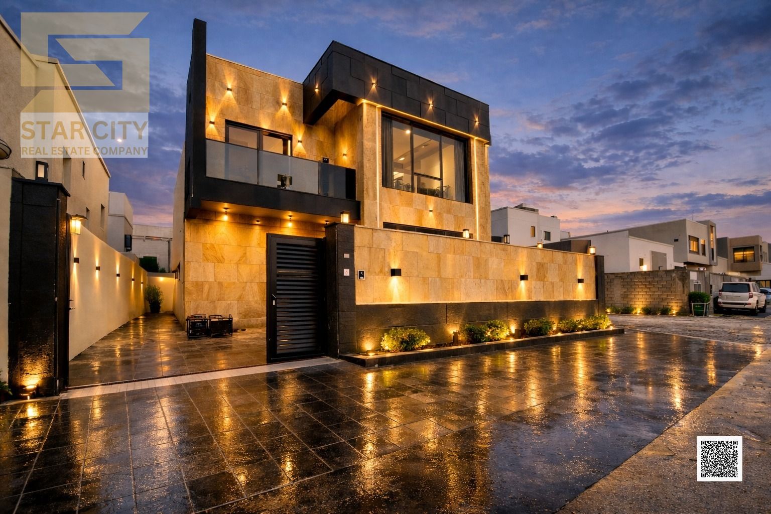 Luxury villa including all registration fees + electricity + water