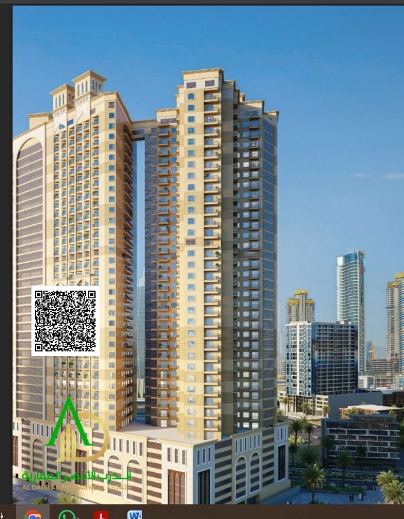 Be the first resident in Barajeel Tower A, Ajman – Al Rashidiya 1. Own a spacious 2BR apartment with open view, full amenities, prime location opposit