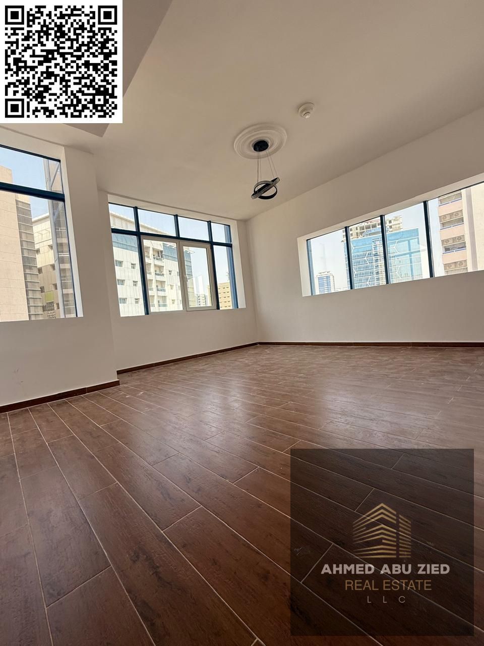 2BR hall apartment for annual rent in Al Nuaimiya 3, luxury finishes, private parking, AED 55,000, 4 installments
