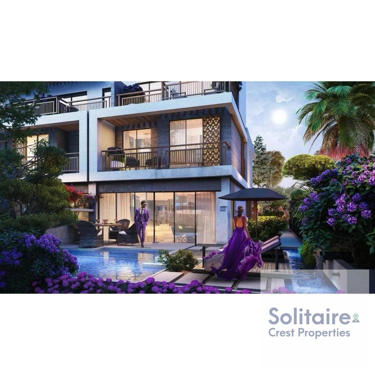 4 Bedroom Villa | Violet DAMAC Hills 2 | Pool & Garden Views | Furnished Interiors