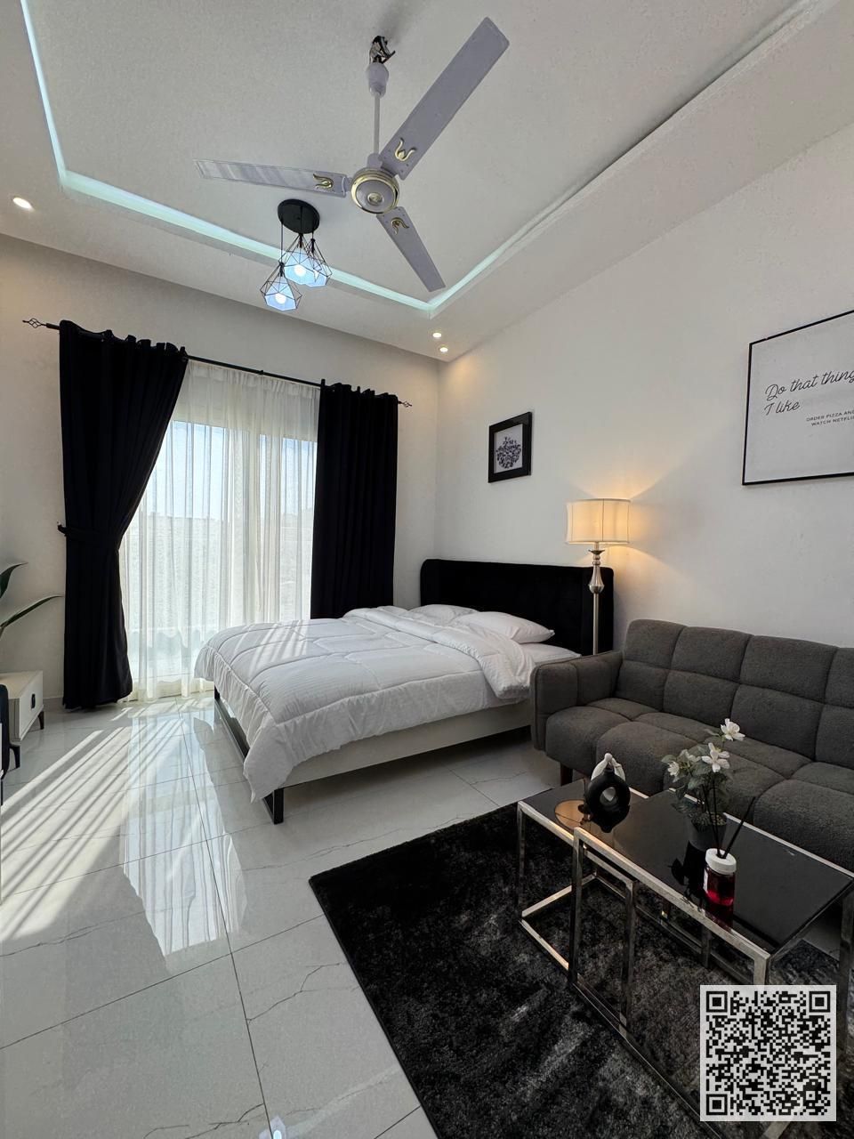 A golden opportunity! Luxurious, fully furnished studio apartment for monthly rent with a separate kitchen and bathroom in Al Muwaihat 2, Ajman