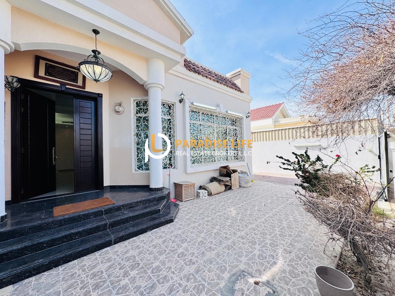 Semi independent single story villa for rent 165k
