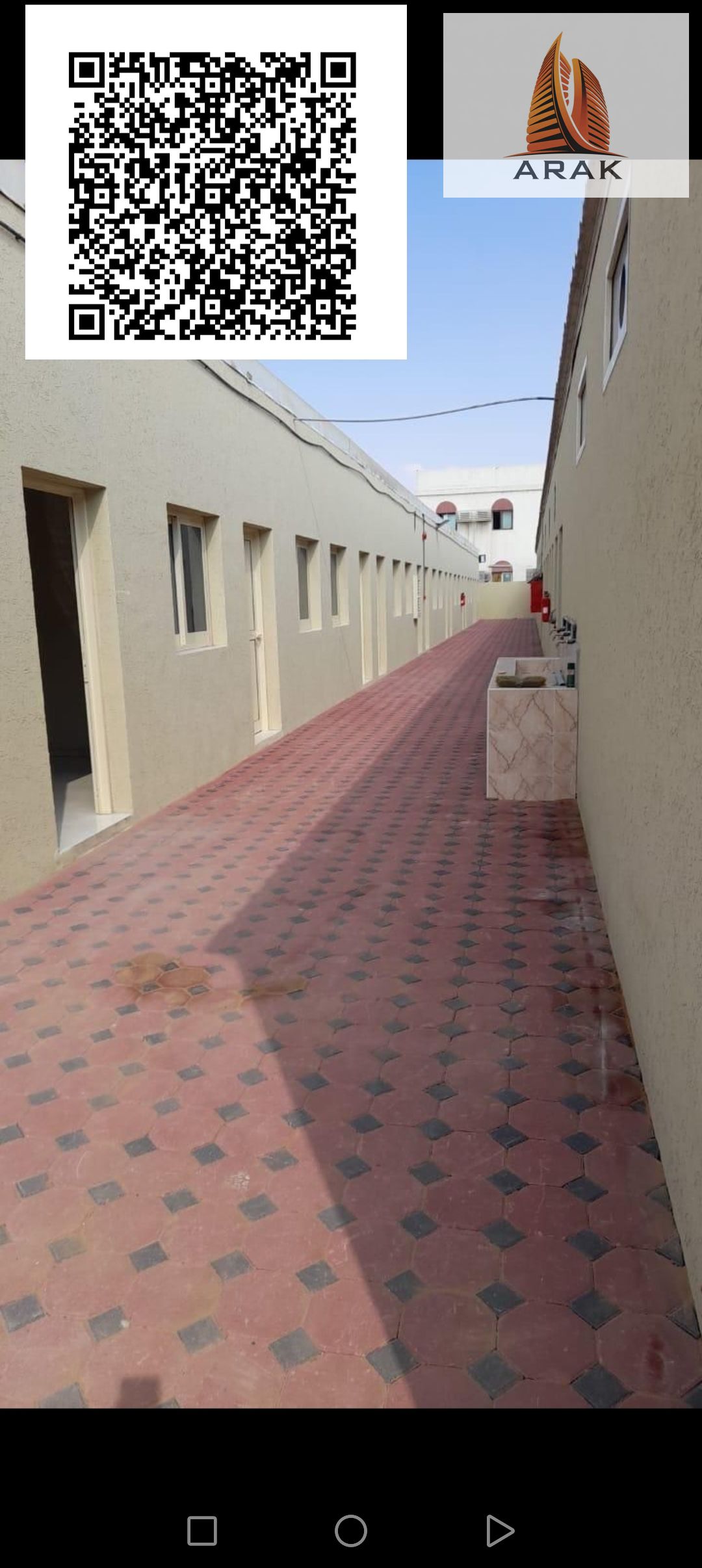 Workers' accommodation for annual rent in Ajman, Al Jurf area. An excellent opportunity for company owners. All-inclusive.