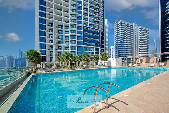 Luxury Furnished Studio | DAMAC Maison Privé | Balcony + Canal View
