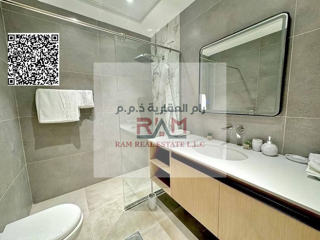 One bedroom and living room for sale in Creek Tower 1, a waterfront project with a partial view of the creek and an excellent area.