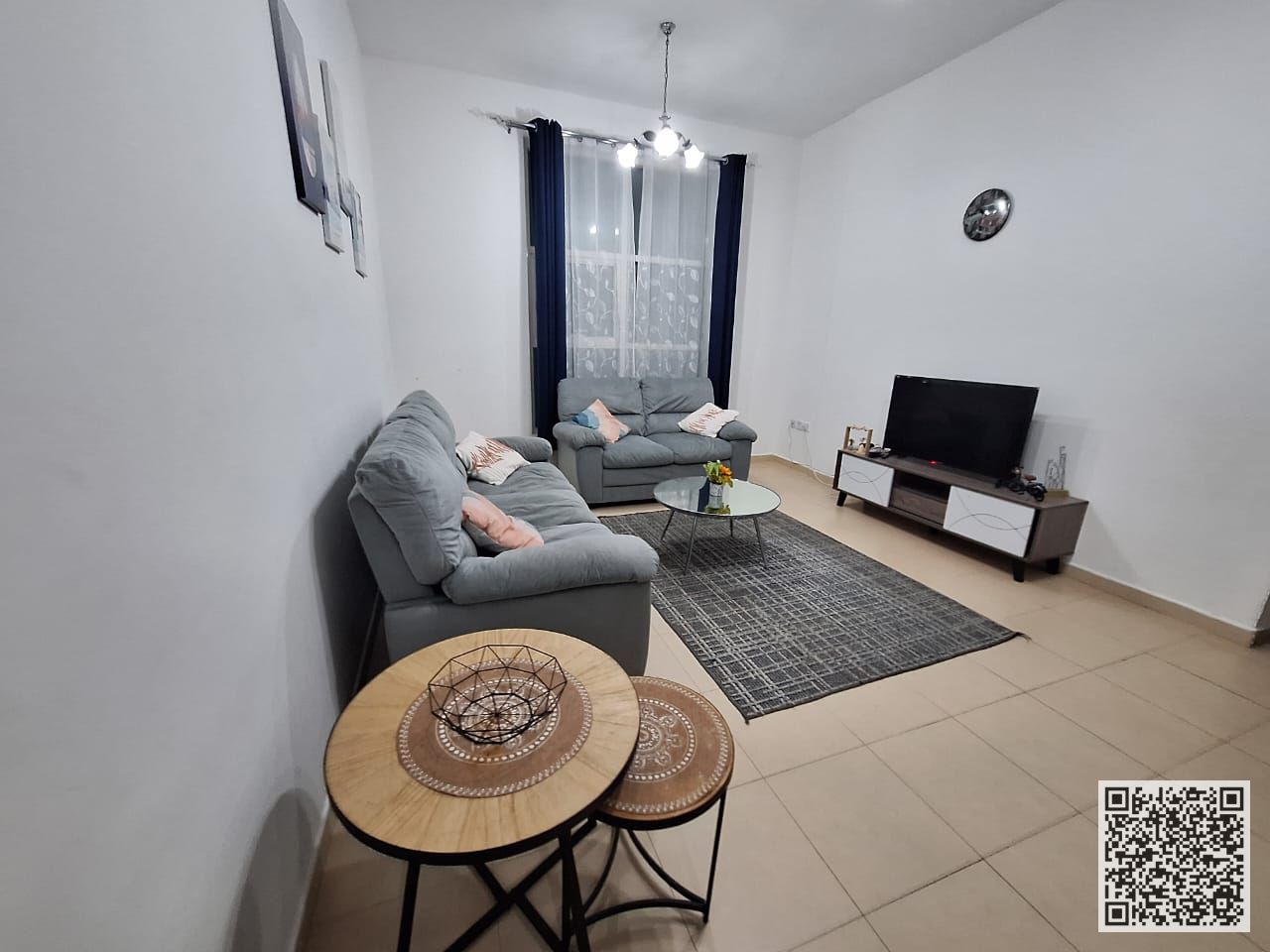 Furnished 2-bedroom apartment for monthly rent Ajman - Khalifa Street - City Towers Luxury furnishings Includes bills, internet, and parking