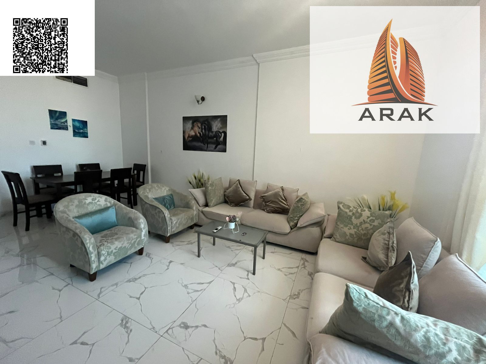Two-Bedroom Apartment for Monthly Rent in Al Waha Towers A great opportunity for family living in a well-known residential tower with a prime location