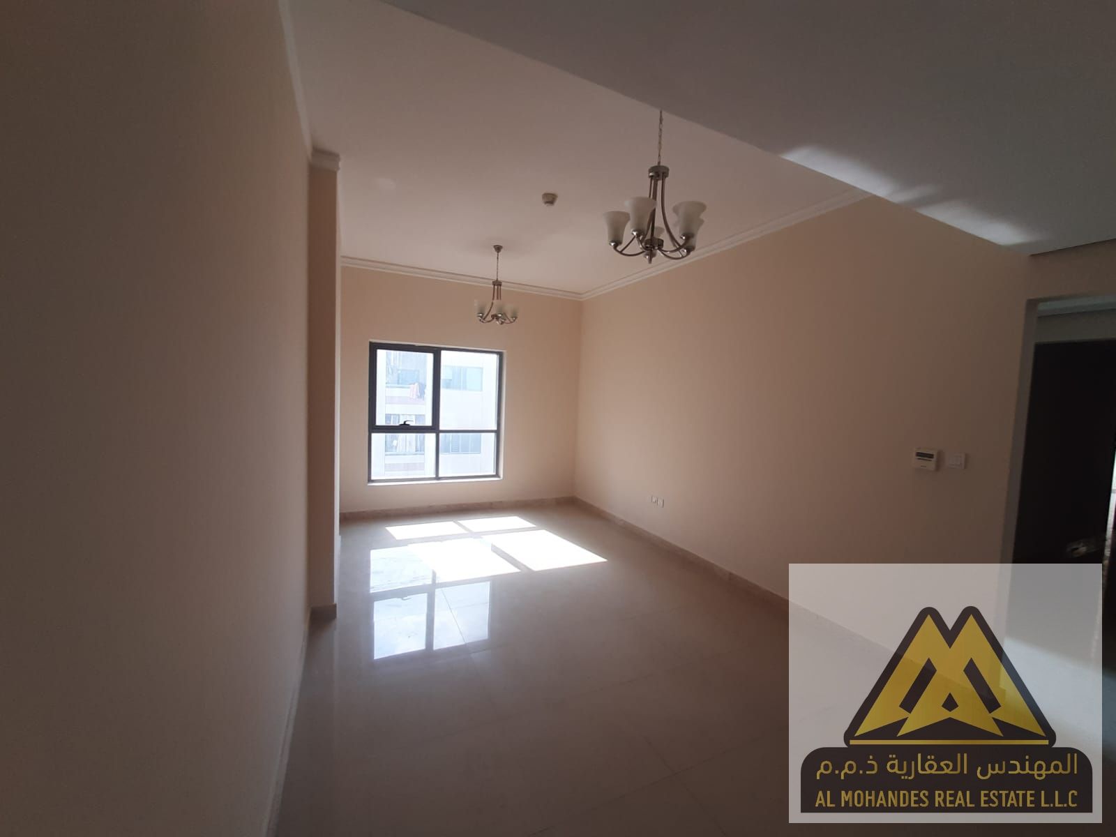 Two Master Bedrooms Apartment with Living Room for Rent in Al Nuaimiya 1 4 Bathrooms Maid Room Separate Kitchen Balcony Central AC Free Parking