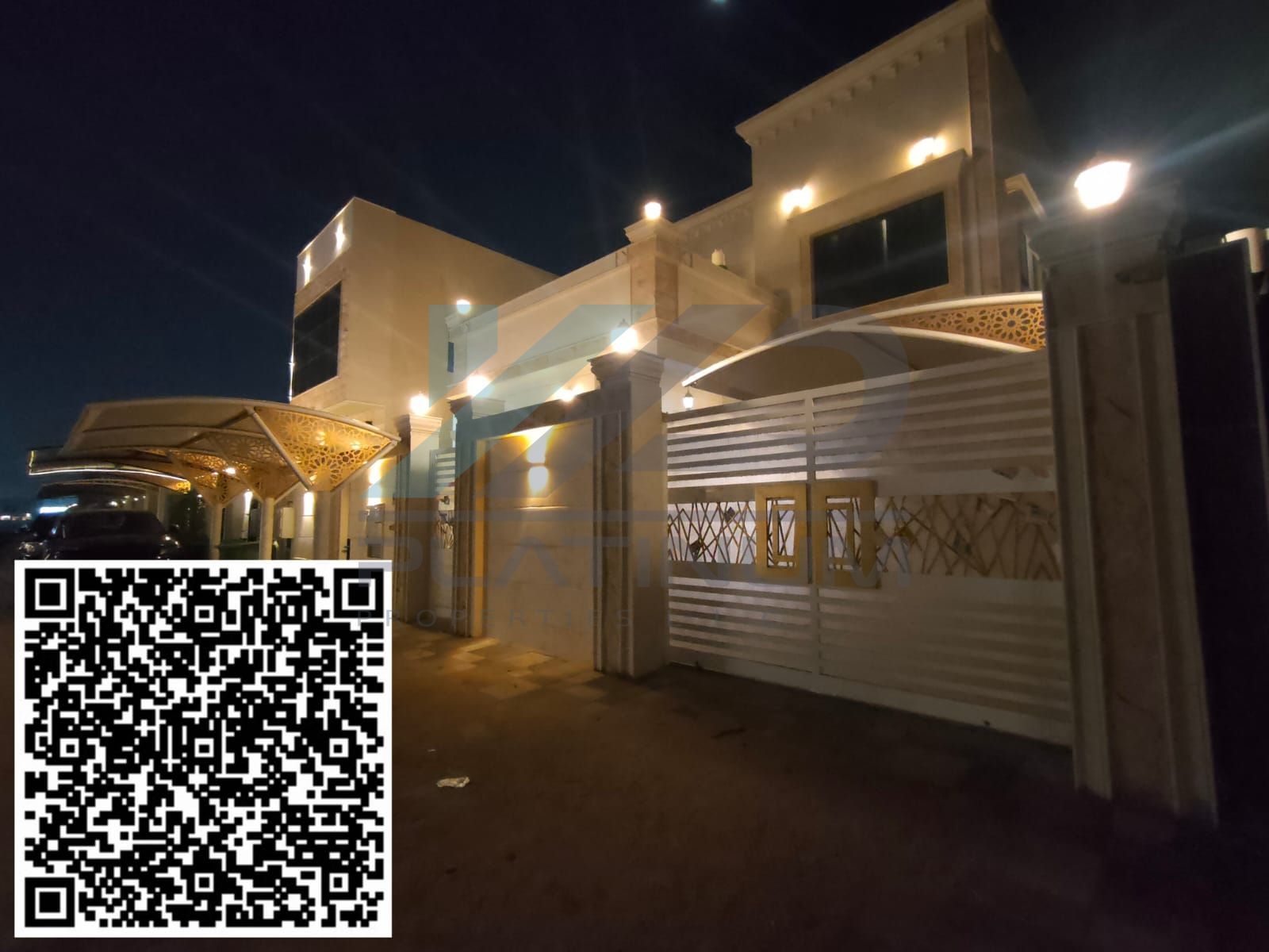 For rent in Ajman, a furnished villa with citizen electricity in the Al Zahia area