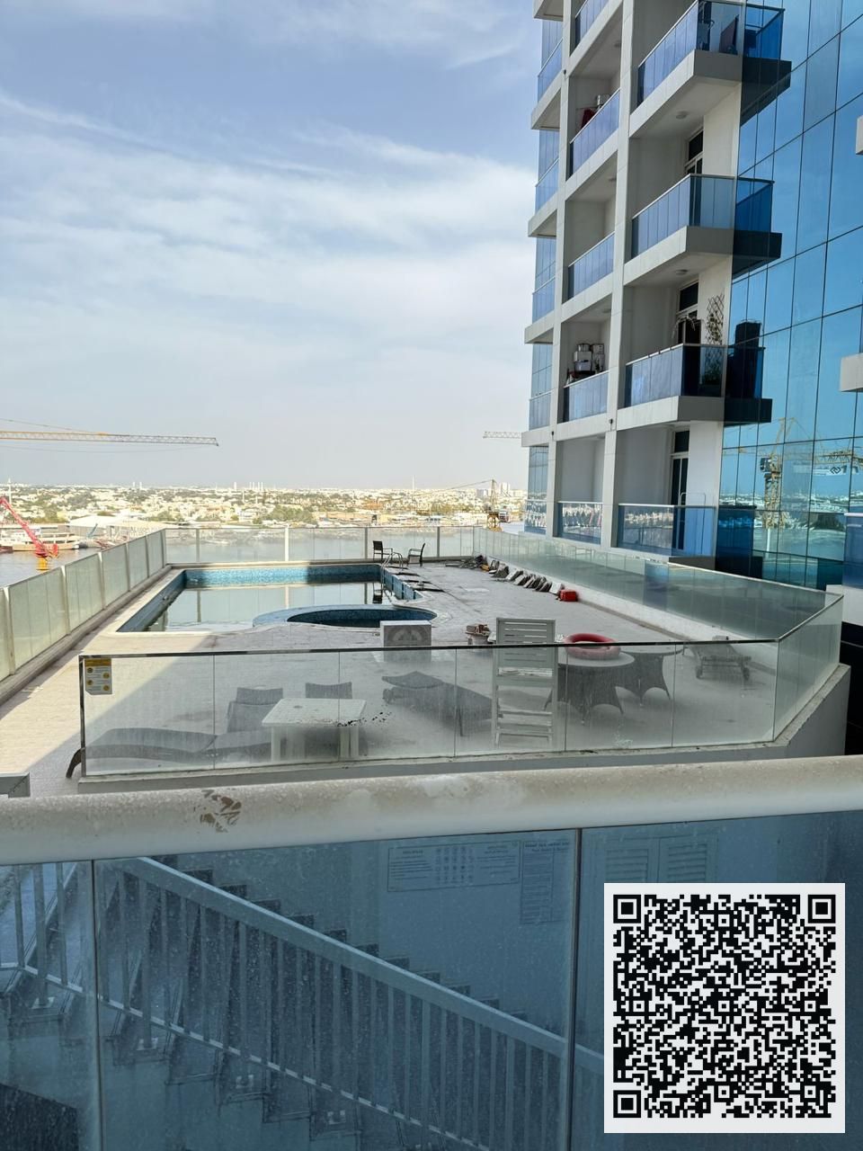 Apartment for Sale in Al Waha Tower – Pool & Creek View – 1,600 sq. ft. – Installment Plan