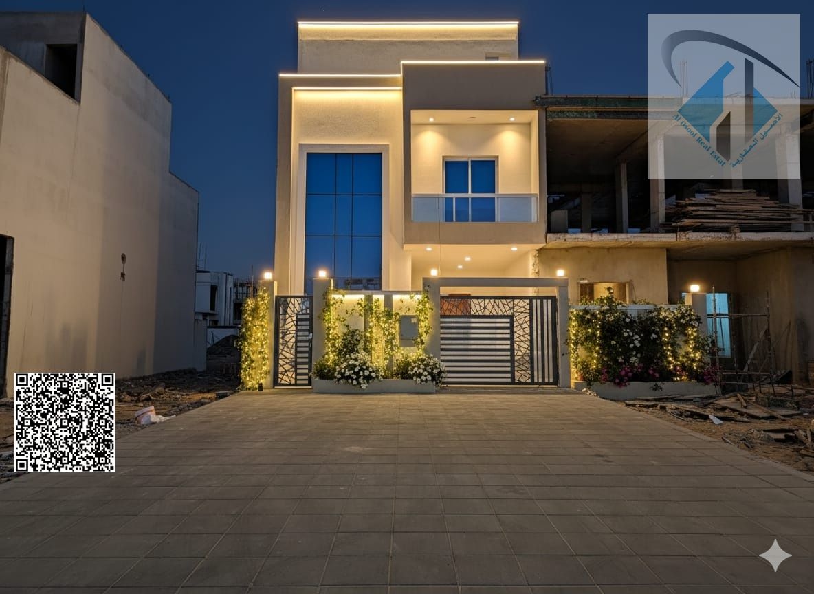 Exceptional villa for sale, including registration, electricity, and water, ready for immediate occupancy, with a setback on a main street, 3 floors,
