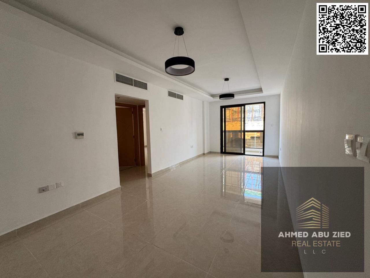 Luxury two-bedroom apartment with a living room in Al Jurf 3 | First occupancy | 3 bathrooms | Spacious layout | Balcony with an open view | One month
