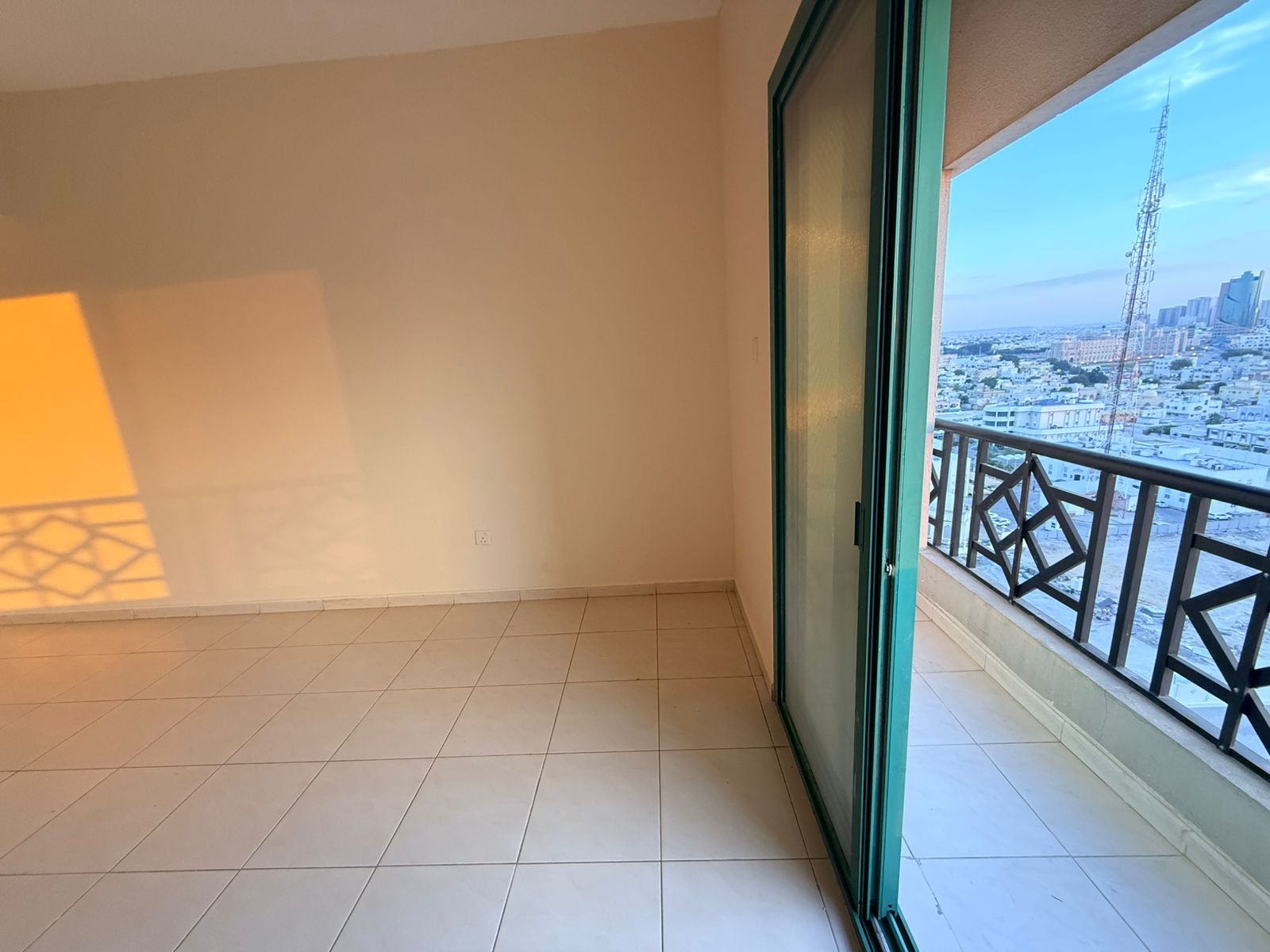 2BR + Living Room – On Main Road – Balcony – Central AC – Central Gas – Spacious – Open View – Families Only.